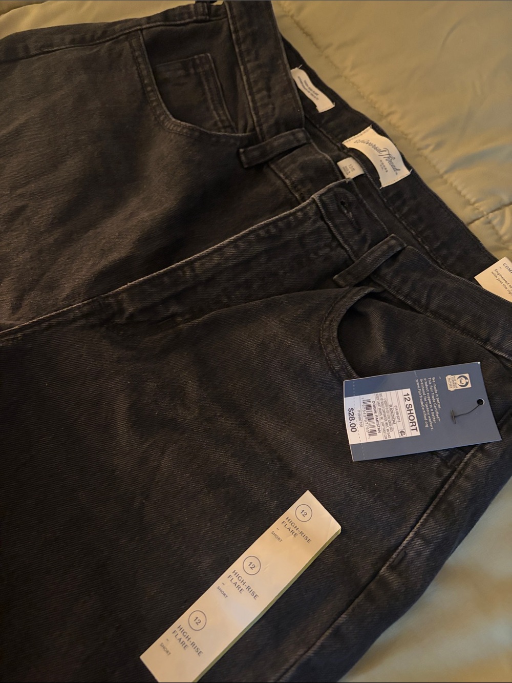 Universal Thread Women's Black Wide Leg Jeans